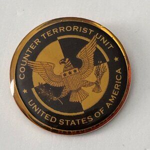 24 TV Show Counter Terrorist Unit Prop Promo Jack Bauer Lapel Pin